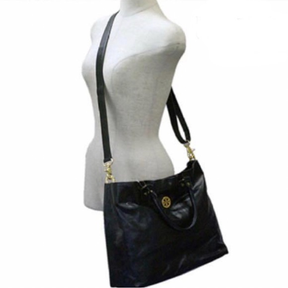 Tory Burch Handbags - Tory Burch 💯 Authentic Black Soft Glazed Bag/Crossbody.